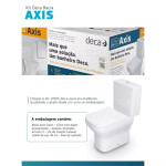 Kit Completo De Bacia Com Caixa Acoplada Axis Branco - Deca