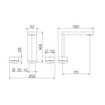 Misturador Para Lavatório De Mesa Minima Cromado - Docol