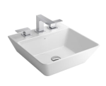 Cuba De Apoio Quadrada Com Mesa Branco 420x420mm - Deca