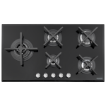 Cooktop a Gás Tramontina - Design Collection - Penta Glass Flat Black 5GG B 90