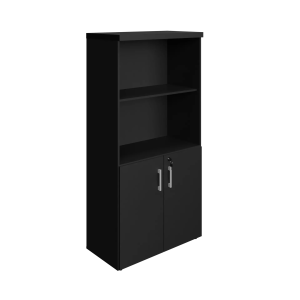 ARMÁRIO MISTO PARA ESCRITÓRIO DUBAI - DUAS PORTAS (FUNDO DURATREE 3mm)