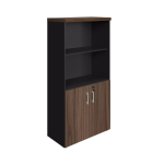 ARMÁRIO MISTO PARA ESCRITÓRIO DUBAI - DUAS PORTAS (FUNDO DURATREE 3mm)