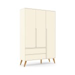 ROUPEIRO 3 PTS RETRÔ CLEAN / ECO WOOD