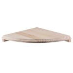 Prateleira Canto Tramontina em Madeira Pinus com Acabamento Natural 300x300x18 mm