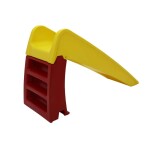 Escorregador Infantil Tramontina Zip em Polietileno Amarelo e Vermelho
